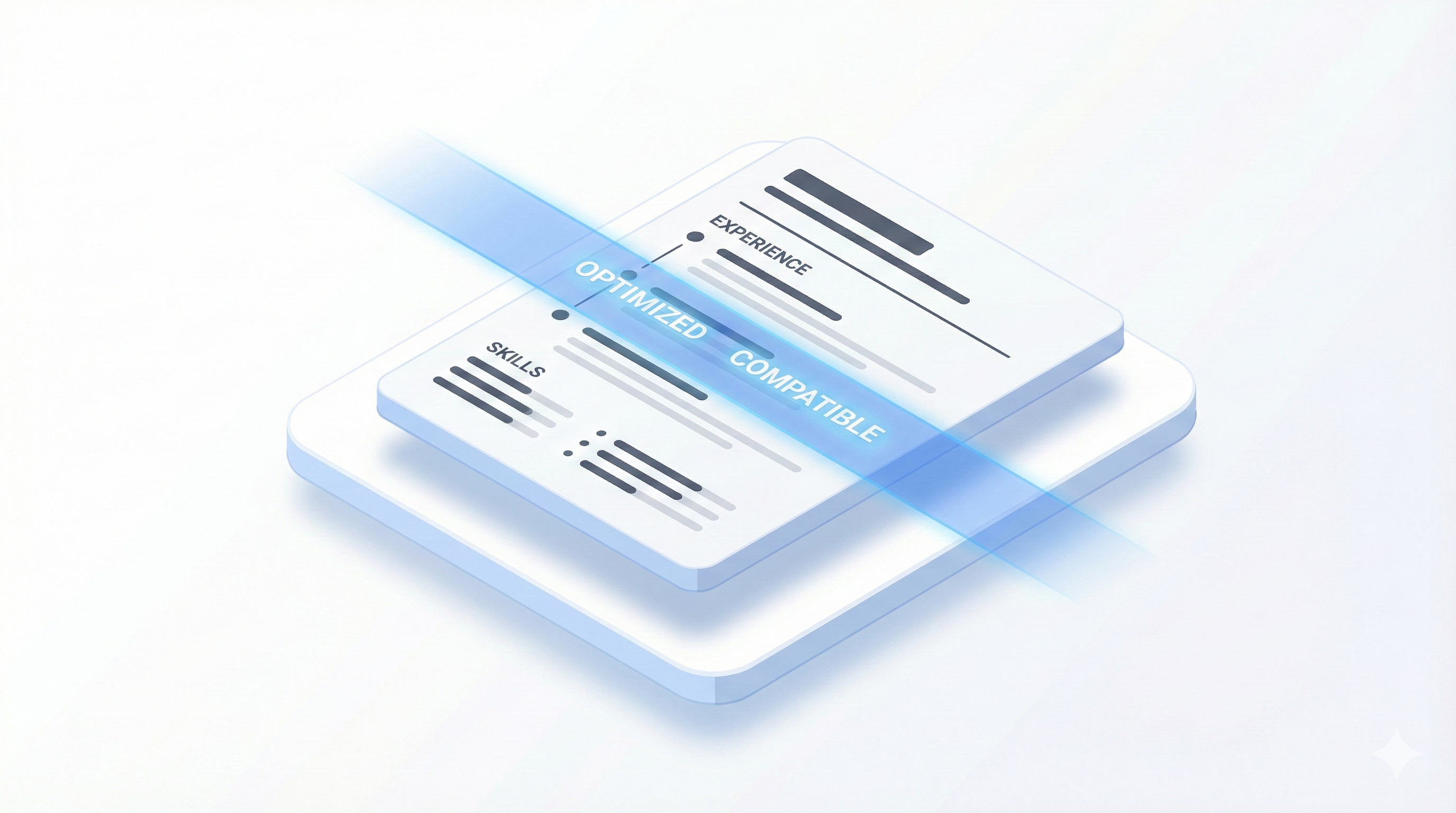 Minimalist Resume Template App Screen